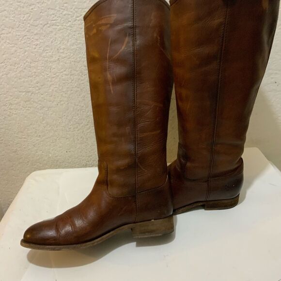 Frye Womens Melissa Brown Riding Boots Size 5.5 Medium (B, M) - Picture 5 of 16